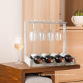 Rustic Farmhouse Wine Storage Rack Countertop